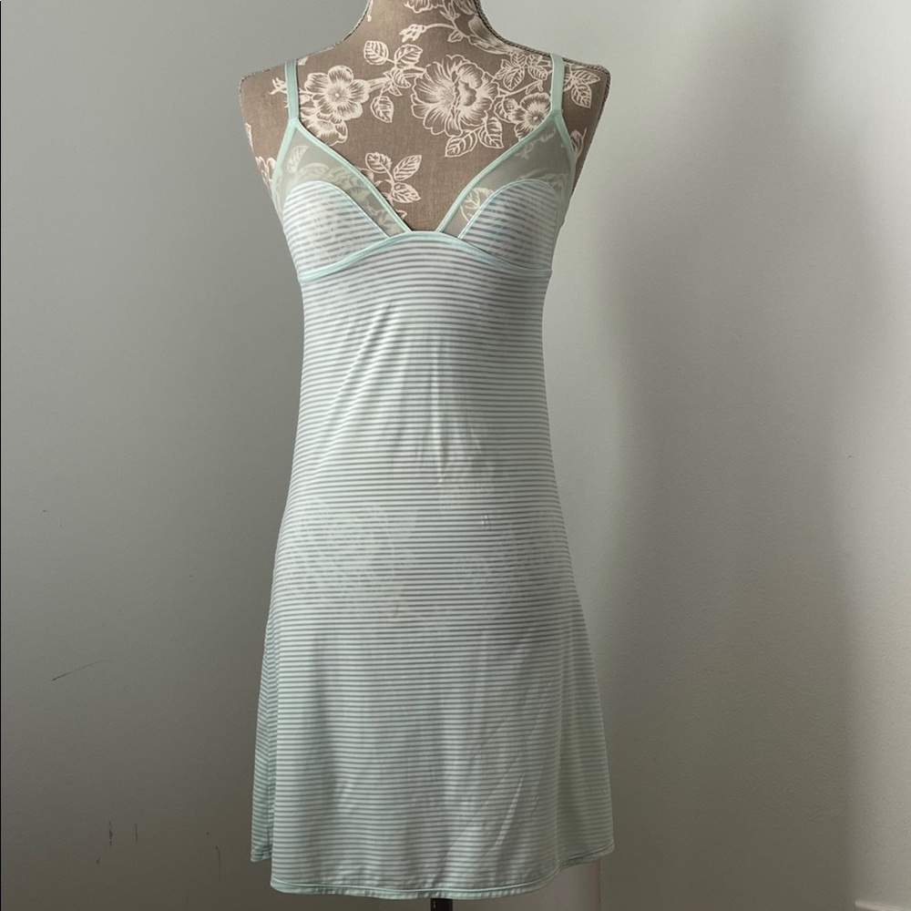 La Perla Elisa Chemise Slip Dress Nightie Mint Green XS